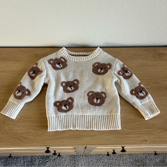 Cat & Jack Other - 12m Bear Pattern Sweater
